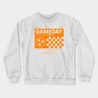 Retro Game Day in Tennessee Crewneck Sweatshirt